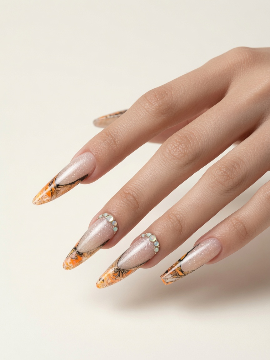 Amber marble